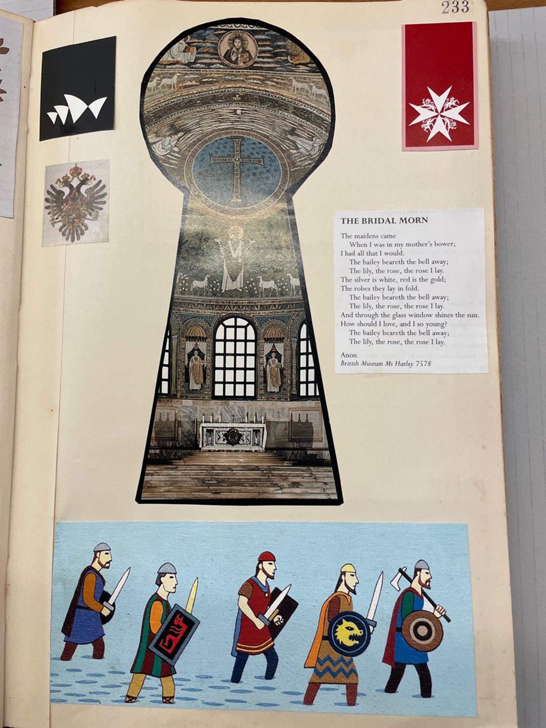 Image 2: Les Murray, scrapbook page (‘page 233’), approximately 1987–1998, Papers of Les Murray, MS Acc 22.060, Box 2. Image taken and used by generous permission of the National Library of Australia and the estate of Les Murray.